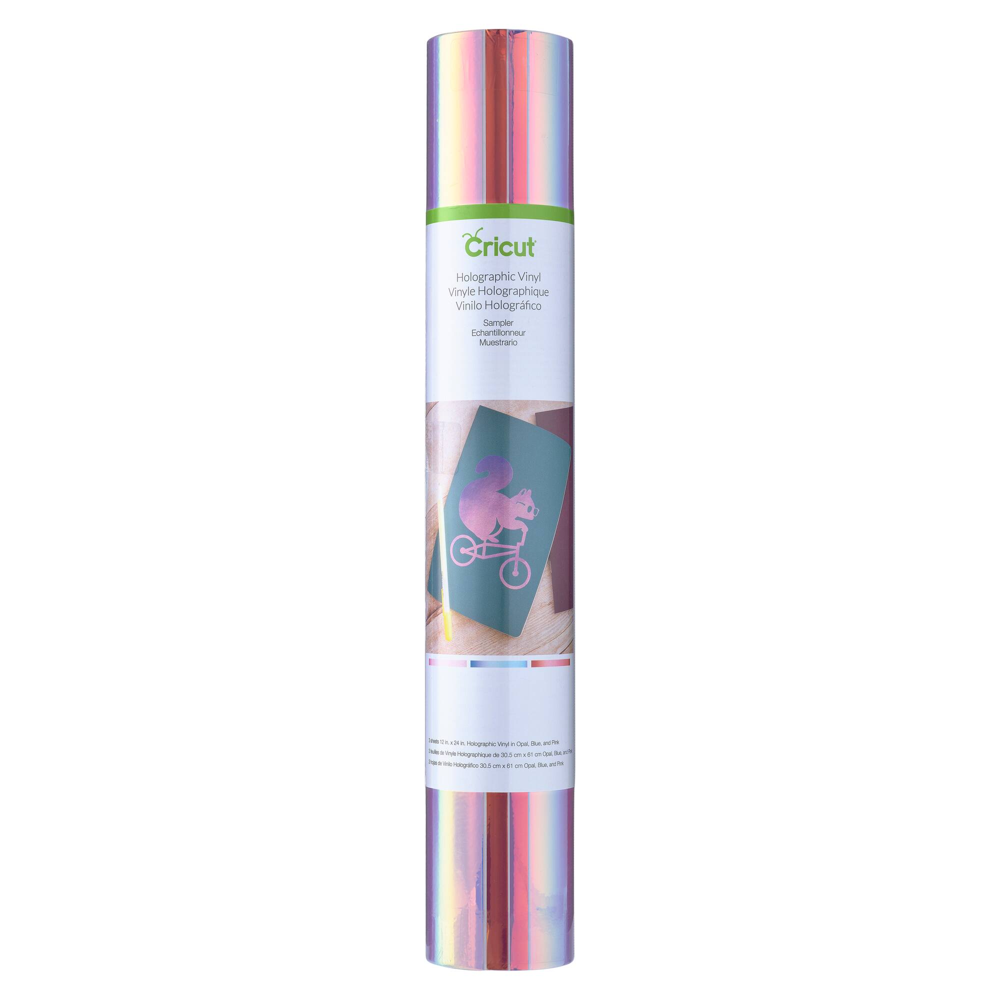 9 Packs: 3 ct. (27 total) Cricut® Holographic Vinyl Sampler